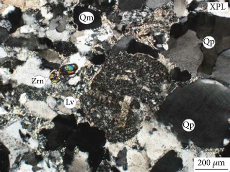 Thin Section Photomicrographs Of Lower Triassic Sandstones Showing A