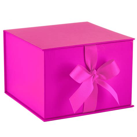 Hot Pink Large T Box With Shredded Paper Filler T Boxes Hallmark