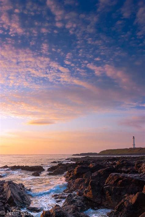 Girdleness Lighthouse During Sunrise Scotland Scotland Castles