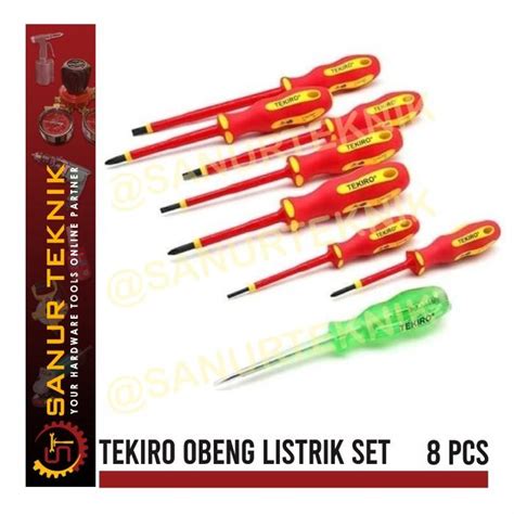 Jual Tekiro Obeng Listrik Set Pcs Pc Insulation Screwdriver Set