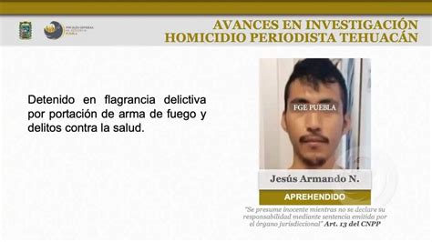 Jesús Armando el segundo detenido por homicidio del periodista Marco