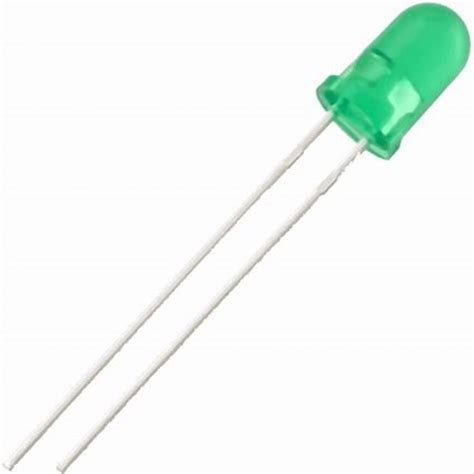 Mm Green Led Diffused Light Emitting Diode Majju Pk