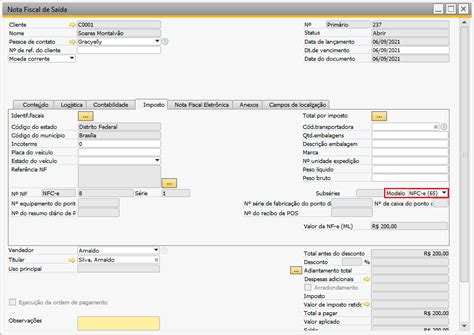 N O Enviar Data No Xml De Envio Para Nfc E Taxone Nfe