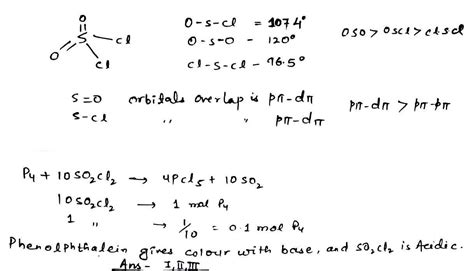 So2cl2 Molecular Geometry