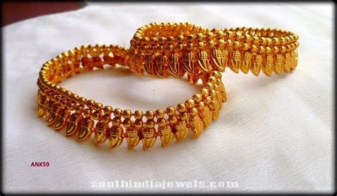 Gold Plated Anklet Design ~ South India Jewels