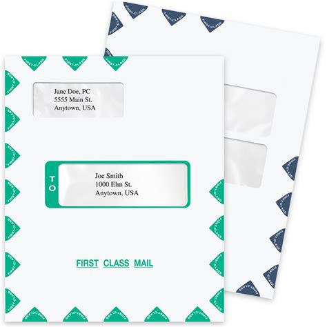 Official First Class Envelopes With Windows Discounttaxforms