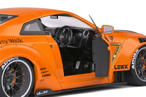 Modelo Escala Nissan Skyline Gt R R Lbwk Liberty Walk Orange