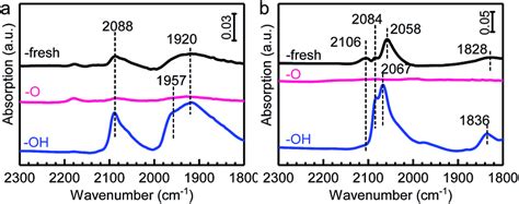 In Situ Drift Spectra Of Co Adsorption On The A Pdhap And B Pthap Download Scientific