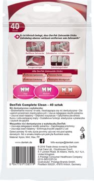 Dentek Complete Clean Ni Dentystyczna Z Wyka Aczk Szt