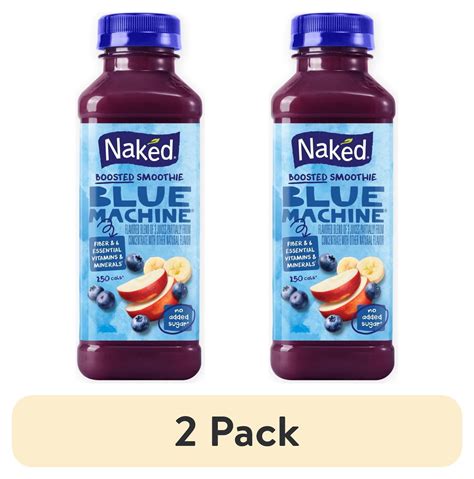 Pack Naked Boosted Smoothie Blue Machine Fl Oz Bottle Walmart