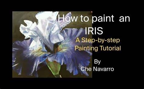 How To Paint An Iris Amazing And Easy Tutorials