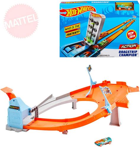 Mattel Hot Wheels Dr Ha Ampion T Hern Set S Aut Kem R Zn Druhy D Tsk Hra Ka Hra Ky Uff Cz