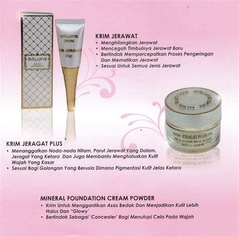 solufie skin care krim jerawat krim jeragat  foundation cream