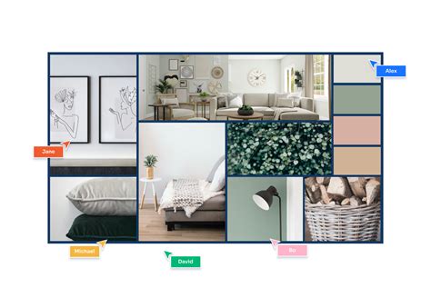 Mood Board Template Canvas By