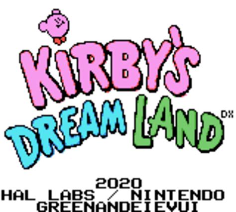 Kirby S Dream Land Dx