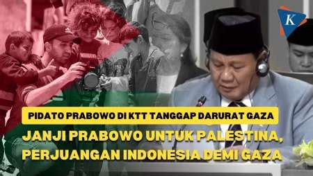 Full Pidato Prabowo Di Ktt Tanggap Darurat Gaza Indonesia Tegas