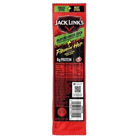 Jack Link S Oz Flamin Hot Jalapeno Cheese Stick Blain S Farm Fleet