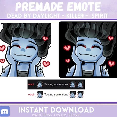 Spirit Dbd Emotes Etsy Uk