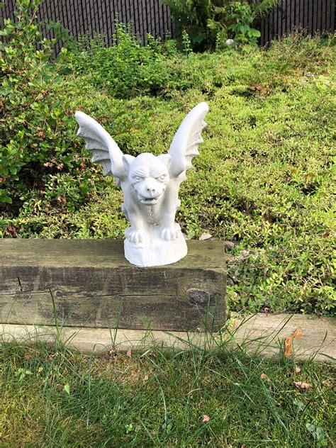 Cement Gargoyle Garden Decor Concrete Gargoyle Garden Statue Winged