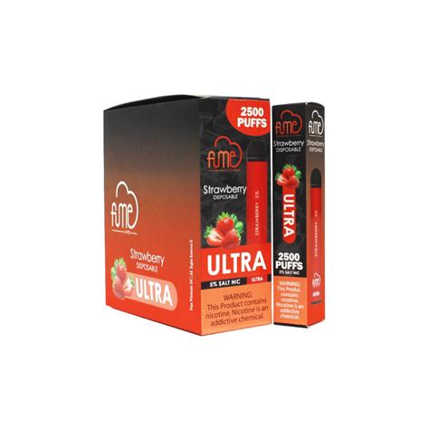 FUME Ultra Disposable Vape 2500 Puffs Strawberry Juce Vape