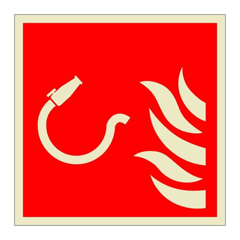 Fire Hose Symbol Marine Sign British Safety Signs