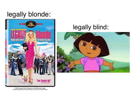 Double Tap To Edit Legally Blonde Legally Blind Confusedsock Memes