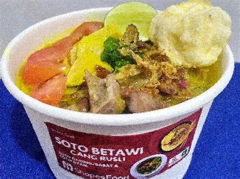 Daftar Harga Menu Delivery Soto Betawi Cang Rusli Jakarta Terbaru 2024