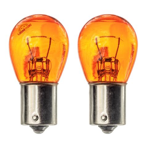 2x BAU15S PY21W Front Rear Indicator Flasher Turn Signal Light Amber