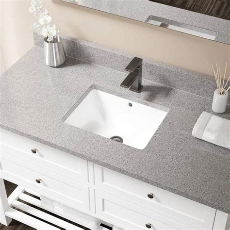 Horow 21 58 In Rectangular Glazed Ceramic Undermount Bathroom Vanity