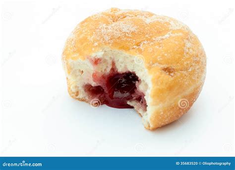 Jam Doughnut Stock Photo Image Of Afternoon Eating 35683520