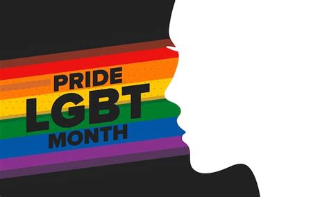 Mês do orgulho lgbt em junho lésbica gay bissexual transgênero bandeira