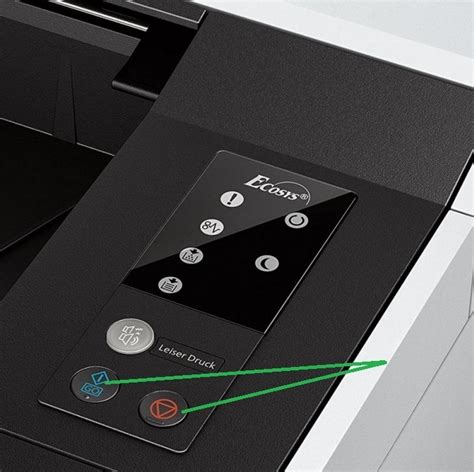 Сброс ошибки уровня тонера на аппаратах Kyocera