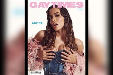 Capa Da Revista Gay Times Anitta Fala Sobre Namoros E Sexualidade