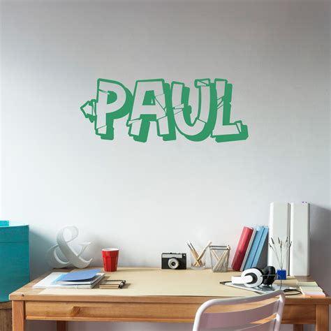 Sticker Pr Nom Personnalis Peinture Graffiti Stickers Idees Cadeaux