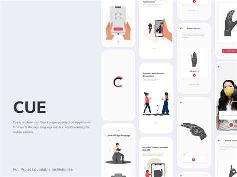 Cue An ASL Detection App By Nikhil Varghese On Dribbble