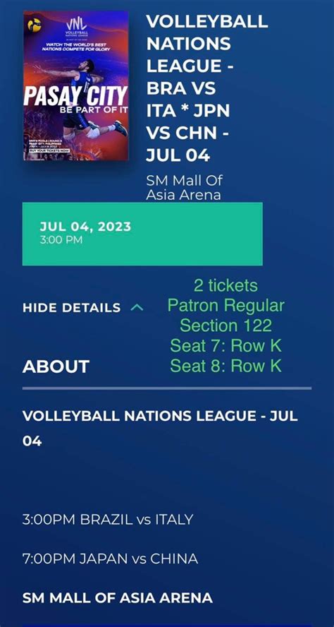 Vnl 2024 Schedule Philippines Tickets Eliza Persis