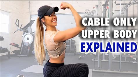 Core And Upper Body Cable Workout Youtube