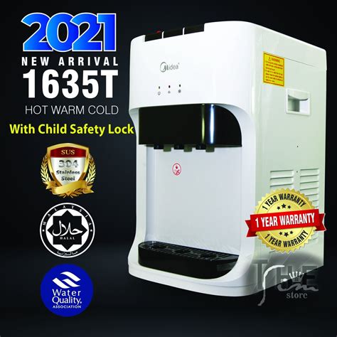 Midea Mild Alkaline Water Dispenser Hot Normal Cold Model With Halal Korea Water Q