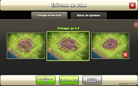 Village Hdv Clash Of Clan Sans La Reine Des Archers Et Sans Arc X