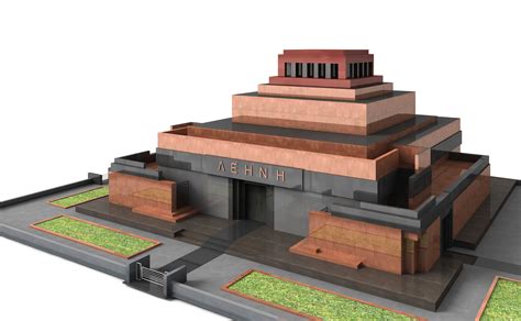 Lenin Mausoleum 3d Model Max 3ds C4d Dae Skp