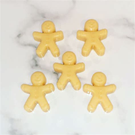 Gingerbread Men Wax Melts 5 Per Bag Etsy Uk