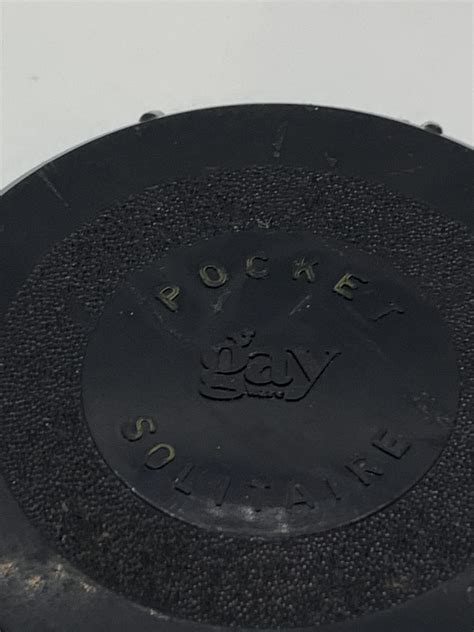 Pocket Solitaire By Gay In Travel Set Plastic Vintage Keepsakes