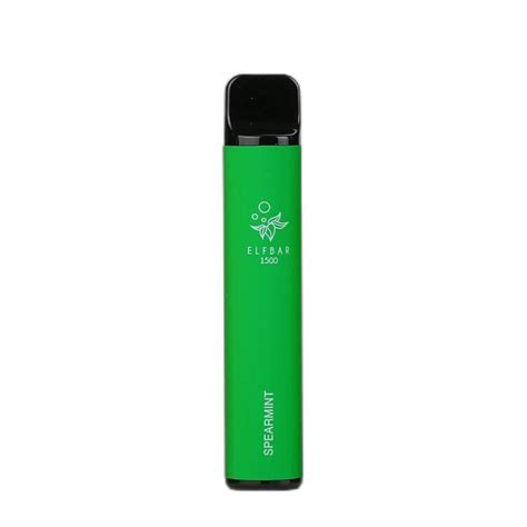 Elf Bar 1500 Disposable 1500 Puffs Spearmint Uk Vape On Sale In Our