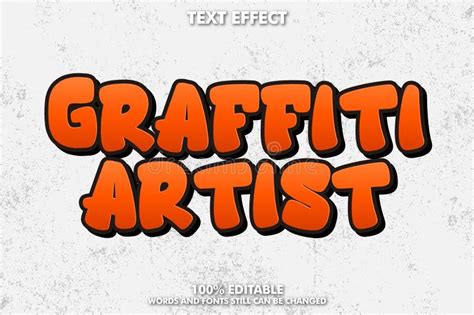 Street Art Graffiti Effets Texte Illustration De Vecteur Illustration