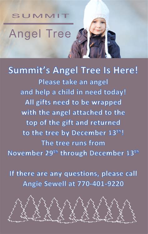 Angel Tree Flyer Summit Church