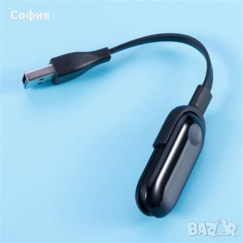 Зарядно за фитнес гривна Xiaomi Mi Band 6, Шиаоми Ми Банд 5, Ми 2, Ми 3 ...