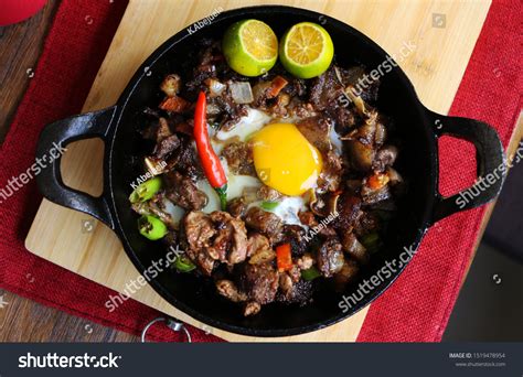 Spicy Sizzling Pork Sisig Favorite Filipinos Stock Photo Edit Now