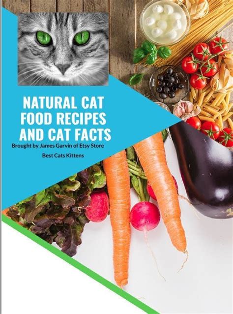 Natural Cat Food Recipes and Cat Facts - Etsy