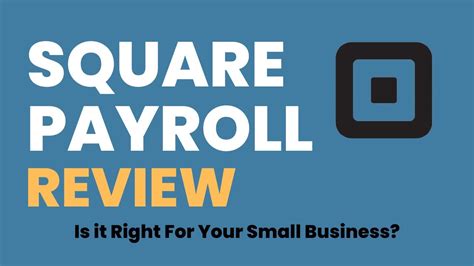 Square Payroll Review Is It Right For Your Small Business Youtube