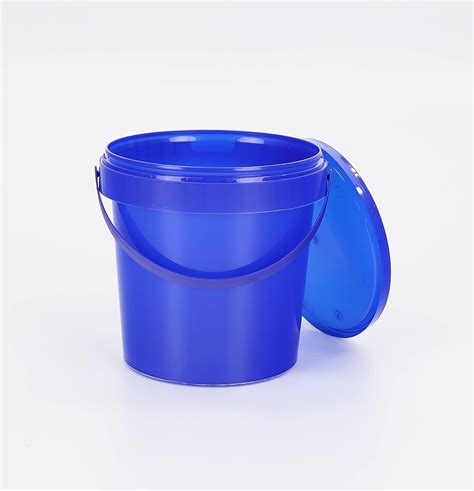 BenBow Seau Avec Couvercle 1L Bleu 5X 1 Litre Apte Au Contact